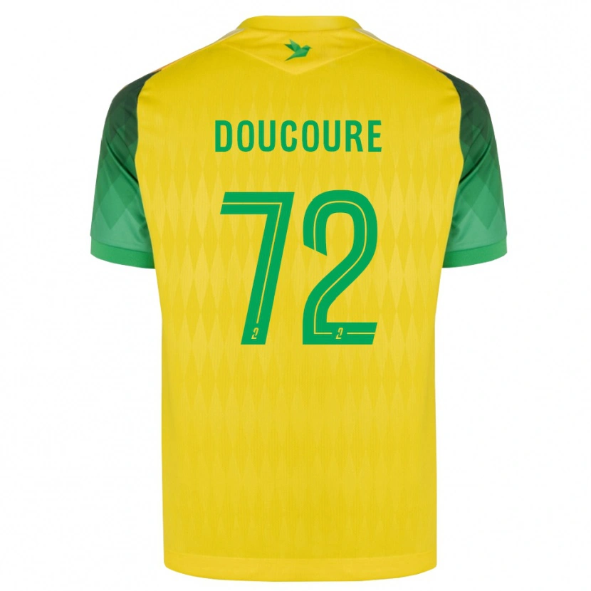 Danxen Barn Sékou Doucouré #72 Gul Grön Röd Hemmatröja Matchtröjor 2026/27 Tröjor T-Tröja