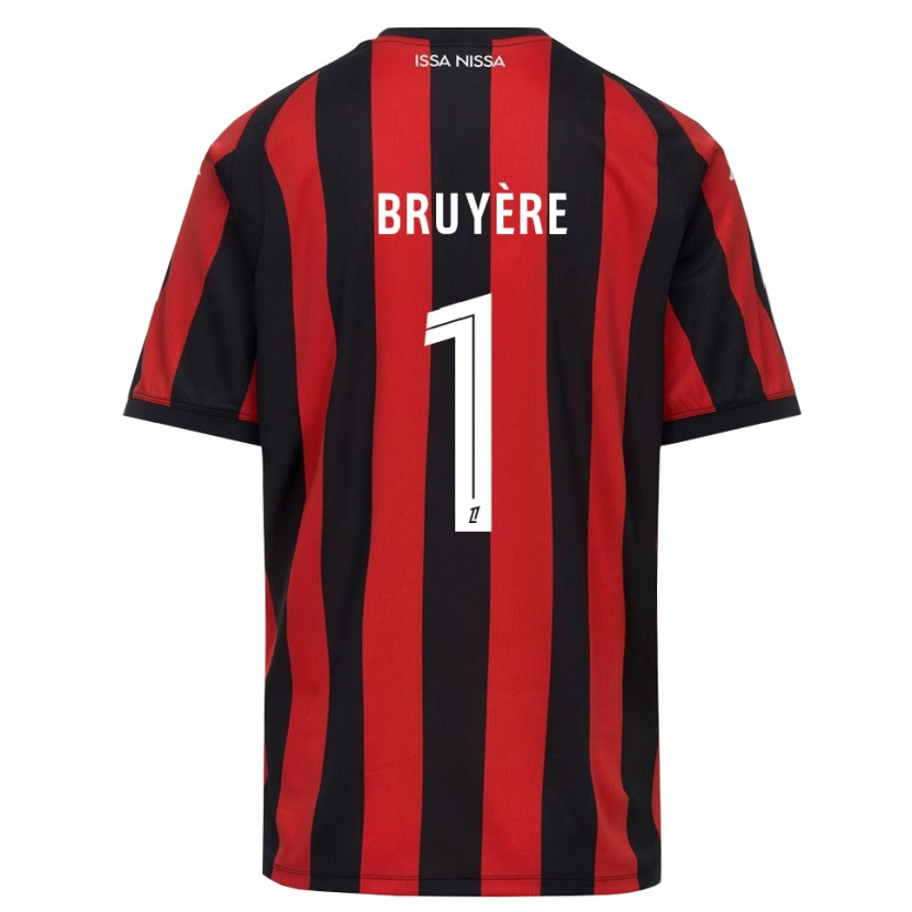 Danxen Barn Théo Bruyère #1 Röd Svart Vit Hemmatröja Matchtröjor 2026/27 Tröjor T-Tröja