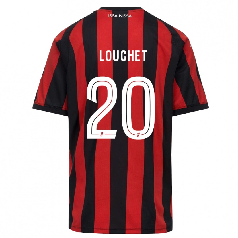 Danxen Barn Tom Louchet #20 Röd Svart Vit Hemmatröja Matchtröjor 2026/27 Tröjor T-Tröja
