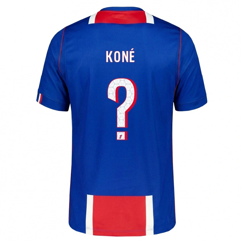 Danxen Barn Zanga Koné #0 Röd Vit Blå Hemmatröja Matchtröjor 2026/27 Tröjor T-Tröja