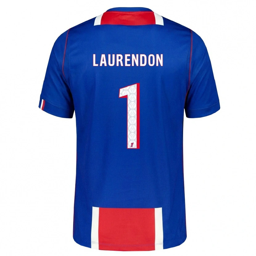 Danxen Barn Bilal Laurendon #1 Röd Vit Blå Hemmatröja Matchtröjor 2026/27 Tröjor T-Tröja