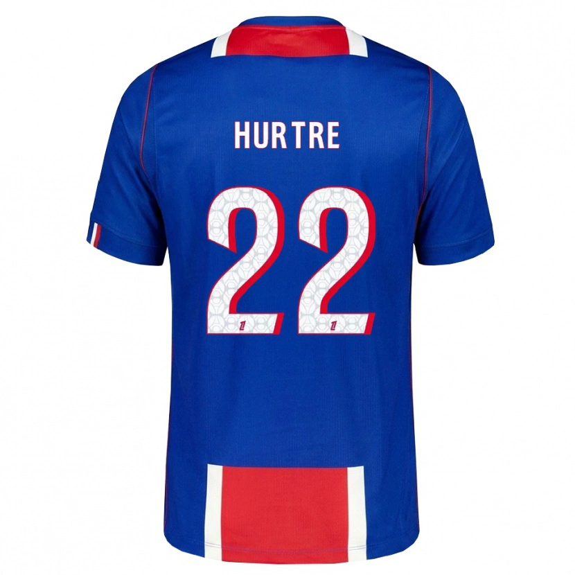 Danxen Barn Oceane Hurtre #22 Röd Vit Blå Hemmatröja Matchtröjor 2026/27 Tröjor T-Tröja