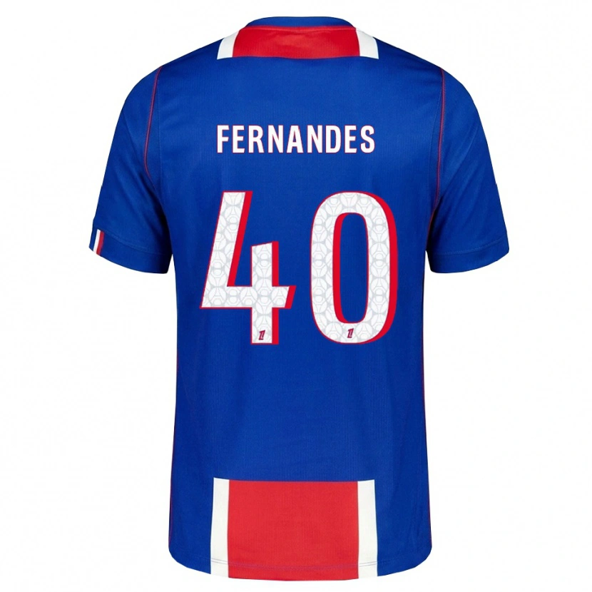 Danxen Barn Alyssa Fernandes #40 Röd Vit Blå Hemmatröja Matchtröjor 2026/27 Tröjor T-Tröja