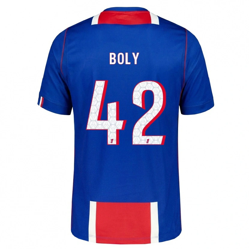 Danxen Barn David Boly #42 Röd Vit Blå Hemmatröja Matchtröjor 2026/27 Tröjor T-Tröja