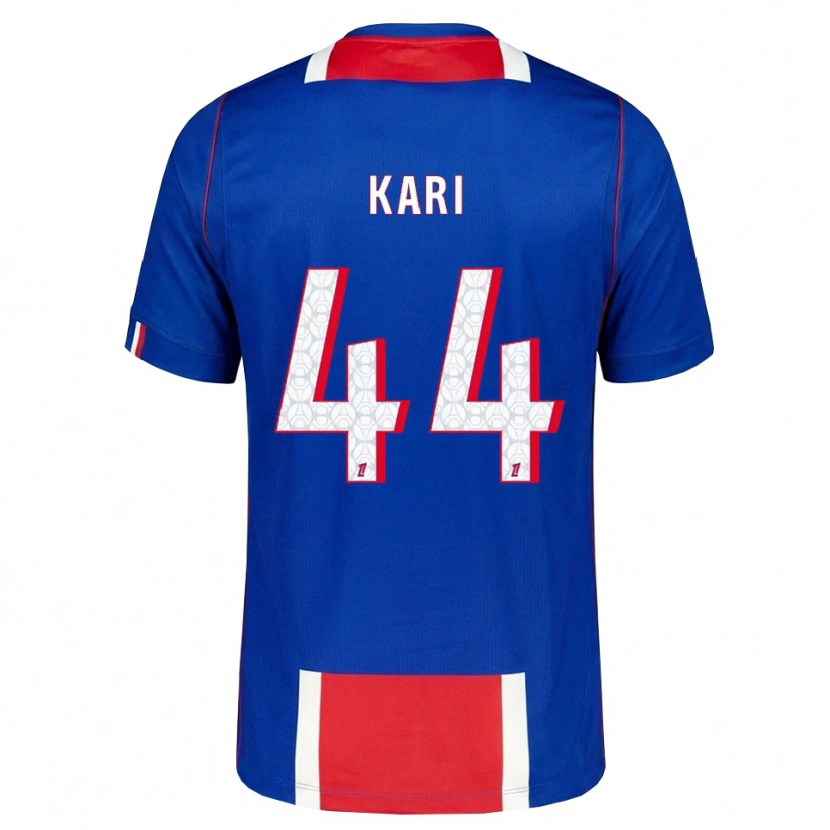 Danxen Barn Ayman Kari #44 Röd Vit Blå Hemmatröja Matchtröjor 2026/27 Tröjor T-Tröja