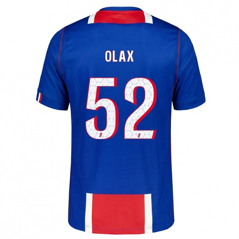 Danxen Barn Djamy Olax #52 Röd Vit Blå Hemmatröja Matchtröjor 2026/27 Tröjor T-Tröja