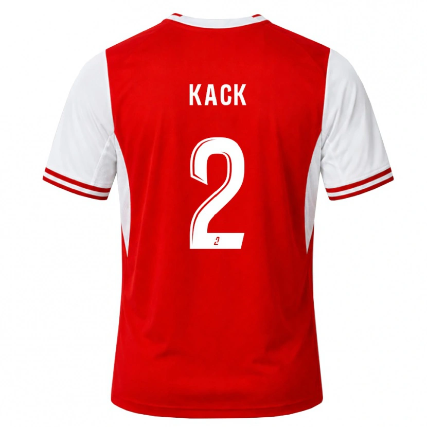 Danxen Barn Mathilde Kack #2 Röd Vit Hemmatröja Matchtröjor 2026/27 Tröjor T-Tröja