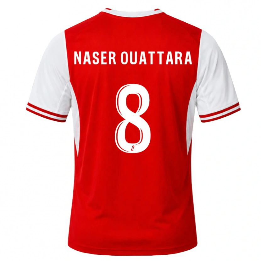 Danxen Barn Papus Naser Ouattara #8 Röd Vit Hemmatröja Matchtröjor 2026/27 Tröjor T-Tröja