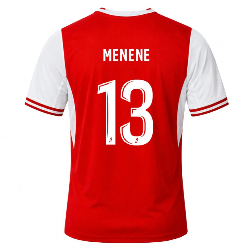 Danxen Barn Meyong Menene #13 Röd Vit Hemmatröja Matchtröjor 2026/27 Tröjor T-Tröja