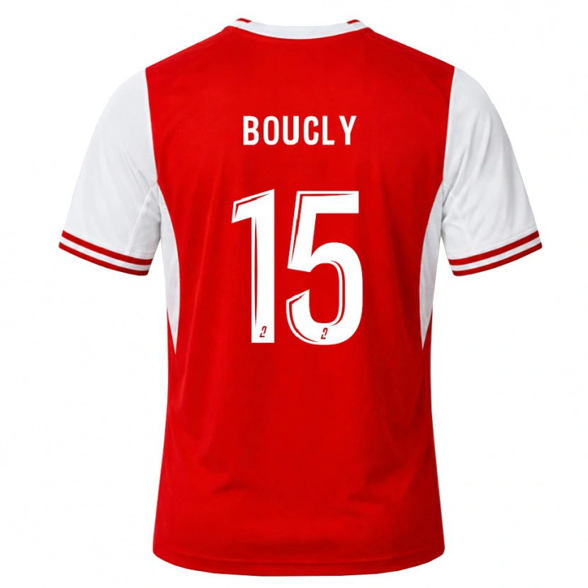 Danxen Barn Maïté Boucly #15 Röd Vit Hemmatröja Matchtröjor 2026/27 Tröjor T-Tröja
