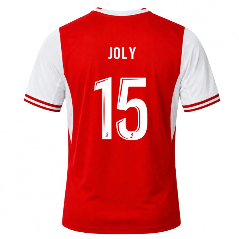 Danxen Barn Lou-Ann Joly #15 Röd Vit Hemmatröja Matchtröjor 2026/27 Tröjor T-Tröja