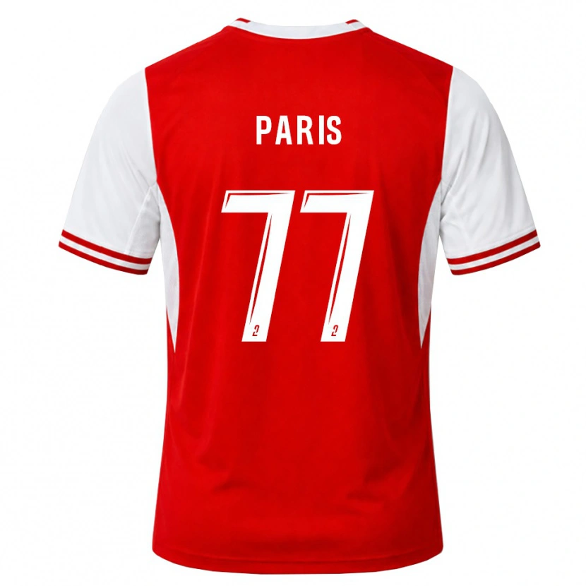 Danxen Barn Quentin Paris #77 Röd Vit Hemmatröja Matchtröjor 2026/27 Tröjor T-Tröja