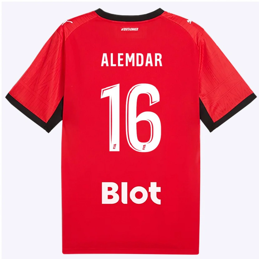 Danxen Barn Doğan Alemdar #16 Röd Svart Vit Hemmatröja Matchtröjor 2026/27 Tröjor T-Tröja