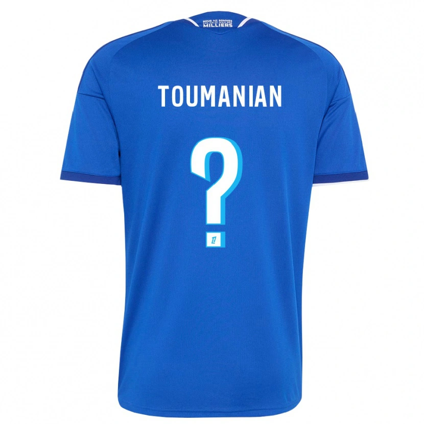 Danxen Barn Anthony Toumanian #0 Kunglig Blå Vit Hemmatröja Matchtröjor 2026/27 Tröjor T-Tröja