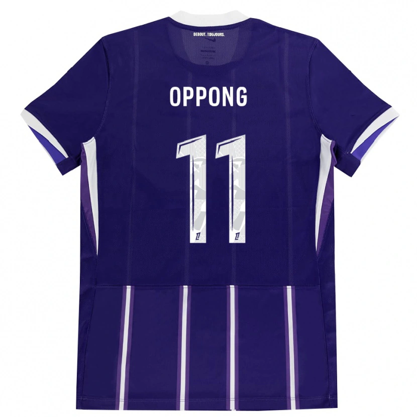 Danxen Barn Sion Oppong #11 Lila Vit Hemmatröja Matchtröjor 2026/27 Tröjor T-Tröja