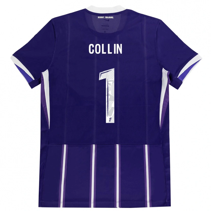 Danxen Barn Théo Collin #1 Lila Vit Hemmatröja Matchtröjor 2026/27 Tröjor T-Tröja