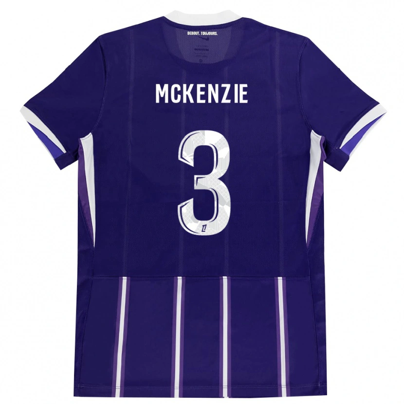 Danxen Barn Mark Mckenzie #3 Lila Vit Hemmatröja Matchtröjor 2026/27 Tröjor T-Tröja