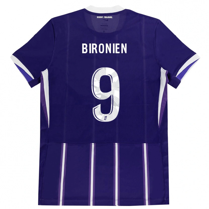 Danxen Barn Mymithye Bironien #9 Lila Vit Hemmatröja Matchtröjor 2026/27 Tröjor T-Tröja