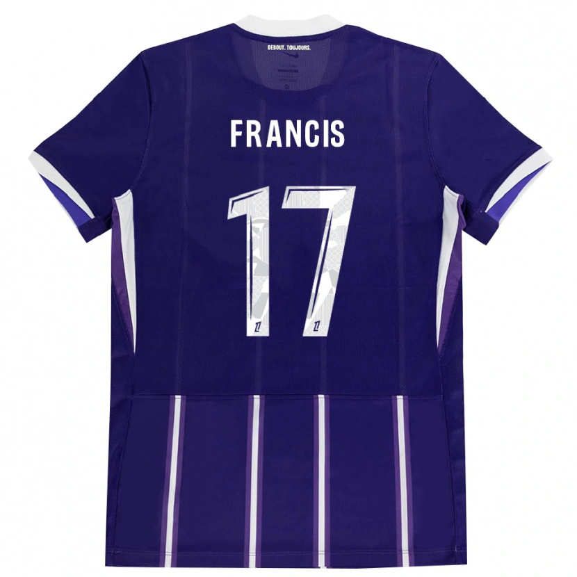 Danxen Barn Abu Francis #17 Lila Vit Hemmatröja Matchtröjor 2026/27 Tröjor T-Tröja