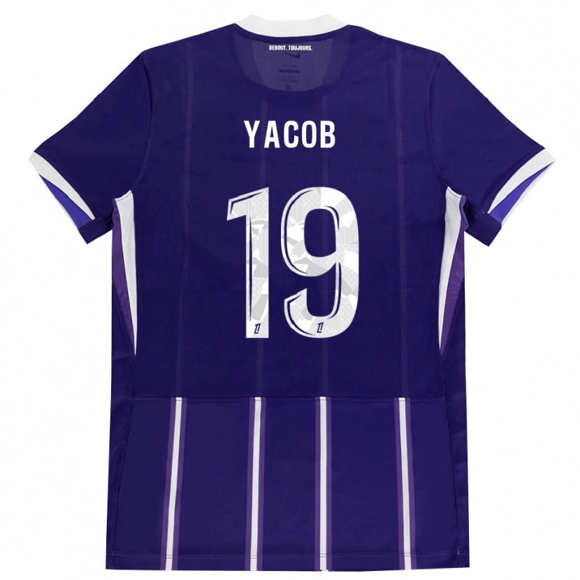 Danxen Barn Ilana Yacob #19 Lila Vit Hemmatröja Matchtröjor 2026/27 Tröjor T-Tröja