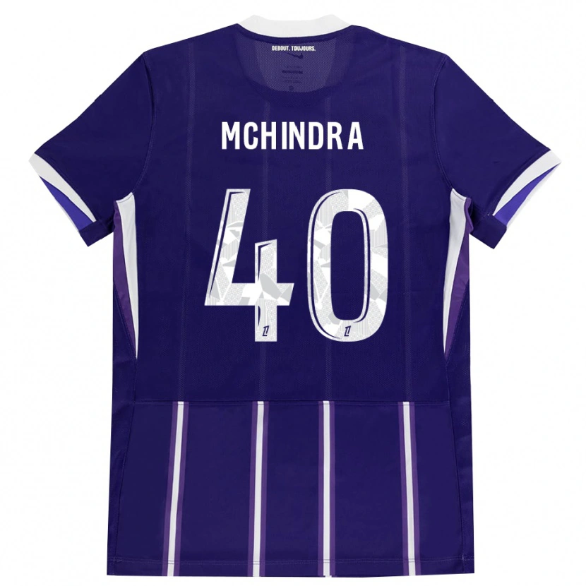 Danxen Barn Naime Said Mchindra #40 Lila Vit Hemmatröja Matchtröjor 2026/27 Tröjor T-Tröja