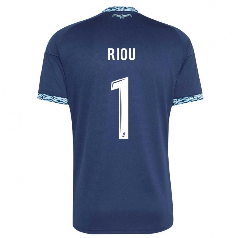 Danxen Barn Remy Riou #1 Stålblå Vit Hemmatröja Matchtröjor 2026/27 Tröjor T-Tröja