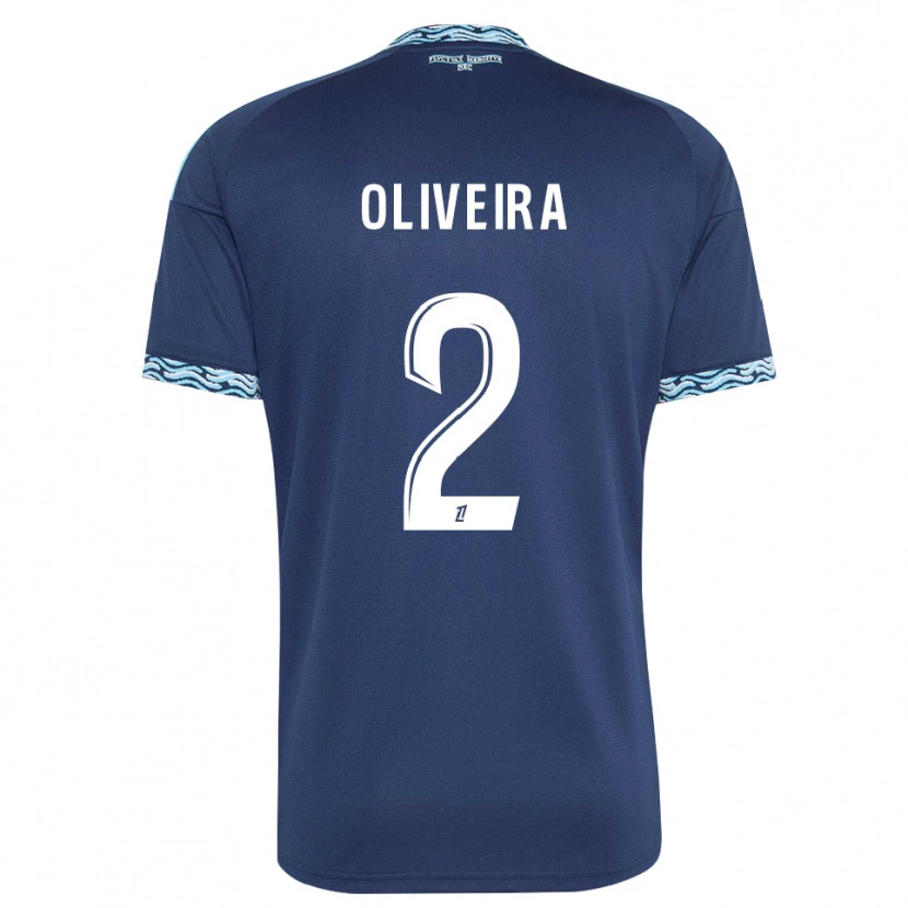 Danxen Barn Jean-Louis Oliveira #2 Stålblå Vit Hemmatröja Matchtröjor 2026/27 Tröjor T-Tröja