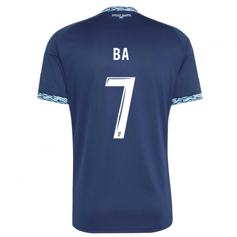 Danxen Barn Mohamed Ba #7 Stålblå Vit Hemmatröja Matchtröjor 2026/27 Tröjor T-Tröja