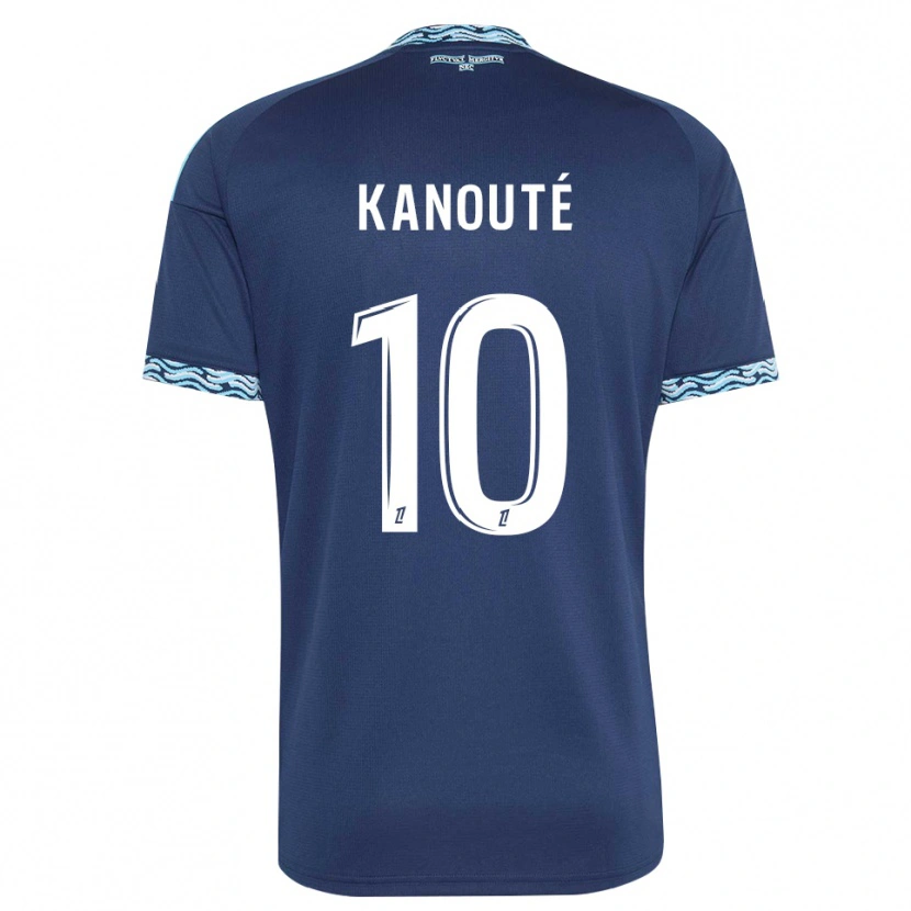 Danxen Barn Makan Kanouté #10 Stålblå Vit Hemmatröja Matchtröjor 2026/27 Tröjor T-Tröja