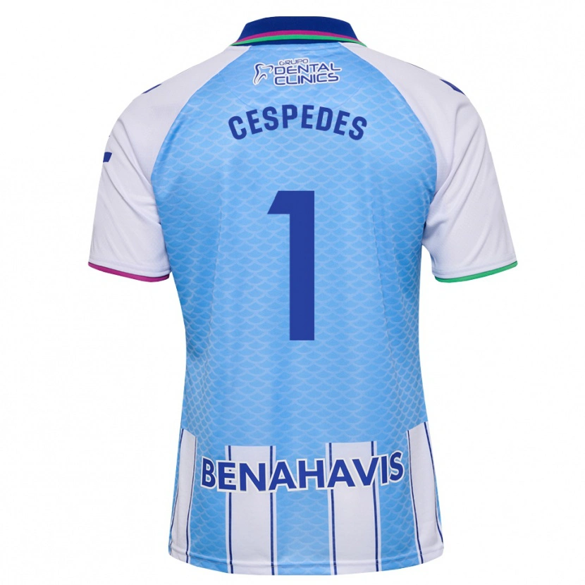 Danxen Barn Andrés Céspedes #1 Djup Himmelsblå Vit Hemmatröja Matchtröjor 2026/27 Tröjor T-Tröja