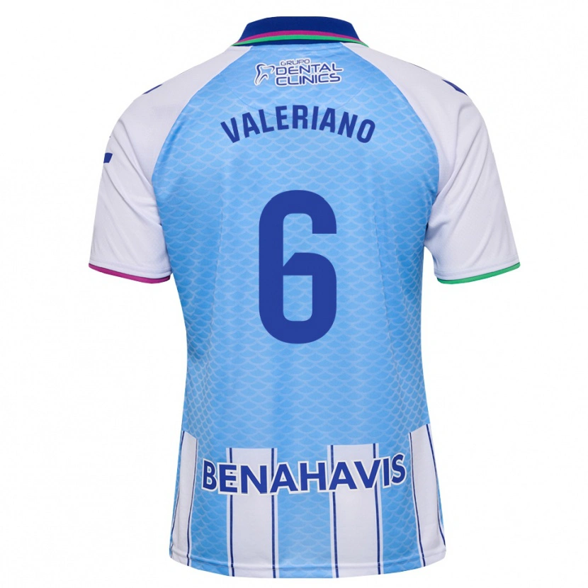 Danxen Barn Nerea Valeriano Martínez #6 Djup Himmelsblå Vit Hemmatröja Matchtröjor 2026/27 Tröjor T-Tröja