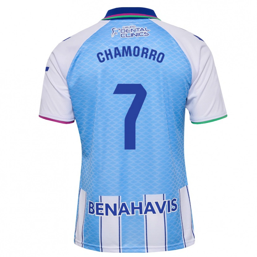Danxen Barn Alexis Chamorro #7 Djup Himmelsblå Vit Hemmatröja Matchtröjor 2026/27 Tröjor T-Tröja