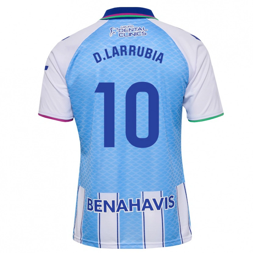 Danxen Barn David Larrubia #10 Djup Himmelsblå Vit Hemmatröja Matchtröjor 2026/27 Tröjor T-Tröja