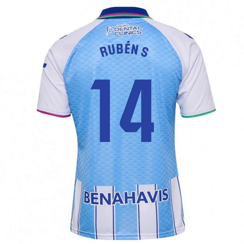 Danxen Barn Rubén Sánchez #14 Djup Himmelsblå Vit Hemmatröja Matchtröjor 2026/27 Tröjor T-Tröja