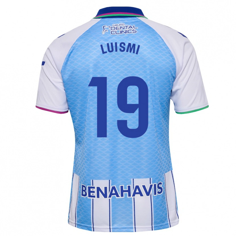 Danxen Barn Luismi Sánchez #19 Djup Himmelsblå Vit Hemmatröja Matchtröjor 2026/27 Tröjor T-Tröja