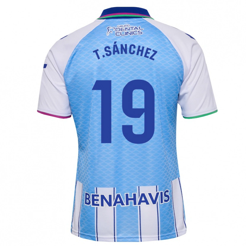 Danxen Barn Toni Sánchez #19 Djup Himmelsblå Vit Hemmatröja Matchtröjor 2026/27 Tröjor T-Tröja
