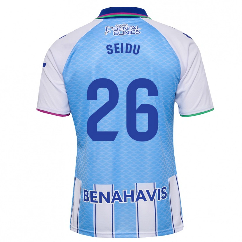 Danxen Barn Abubakar Seidu #26 Djup Himmelsblå Vit Hemmatröja Matchtröjor 2026/27 Tröjor T-Tröja