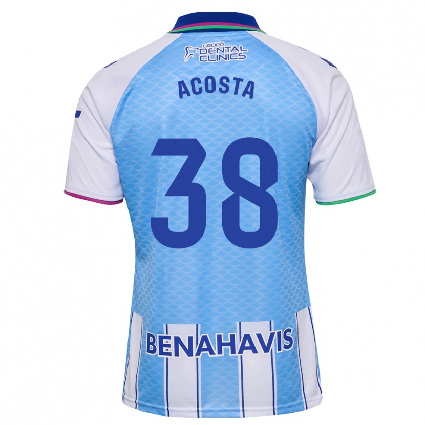 Danxen Barn Judith Acosta #38 Djup Himmelsblå Vit Hemmatröja Matchtröjor 2026/27 Tröjor T-Tröja