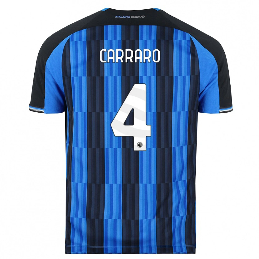 Danxen Barn Marco Carraro #4 Blå Svart Röd Hemmatröja Matchtröjor 2026/27 Tröjor T-Tröja