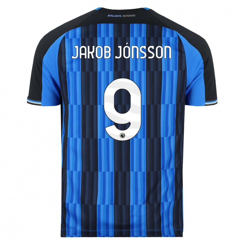 Danxen Barn Birkir Jakob Jónsson #9 Blå Svart Röd Hemmatröja Matchtröjor 2026/27 Tröjor T-Tröja