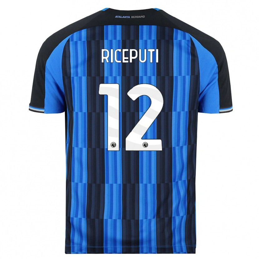 Danxen Barn Davide Riceputi #12 Blå Svart Röd Hemmatröja Matchtröjor 2026/27 Tröjor T-Tröja