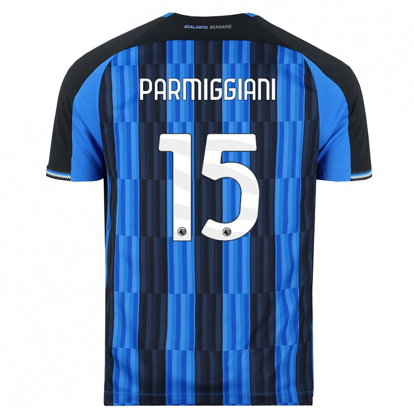 Danxen Barn Pietro Parmiggiani #15 Blå Svart Röd Hemmatröja Matchtröjor 2026/27 Tröjor T-Tröja