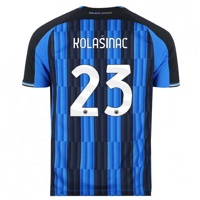 Danxen Barn Sead Kolasinac #23 Blå Svart Röd Hemmatröja Matchtröjor 2026/27 Tröjor T-Tröja
