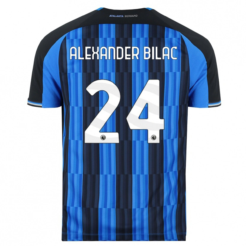 Danxen Barn Max Bilac #24 Blå Svart Röd Hemmatröja Matchtröjor 2026/27 Tröjor T-Tröja