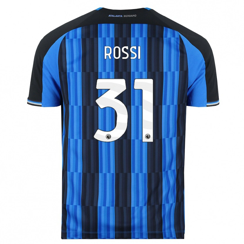 Danxen Barn Francesco Rossi #31 Blå Svart Röd Hemmatröja Matchtröjor 2026/27 Tröjor T-Tröja