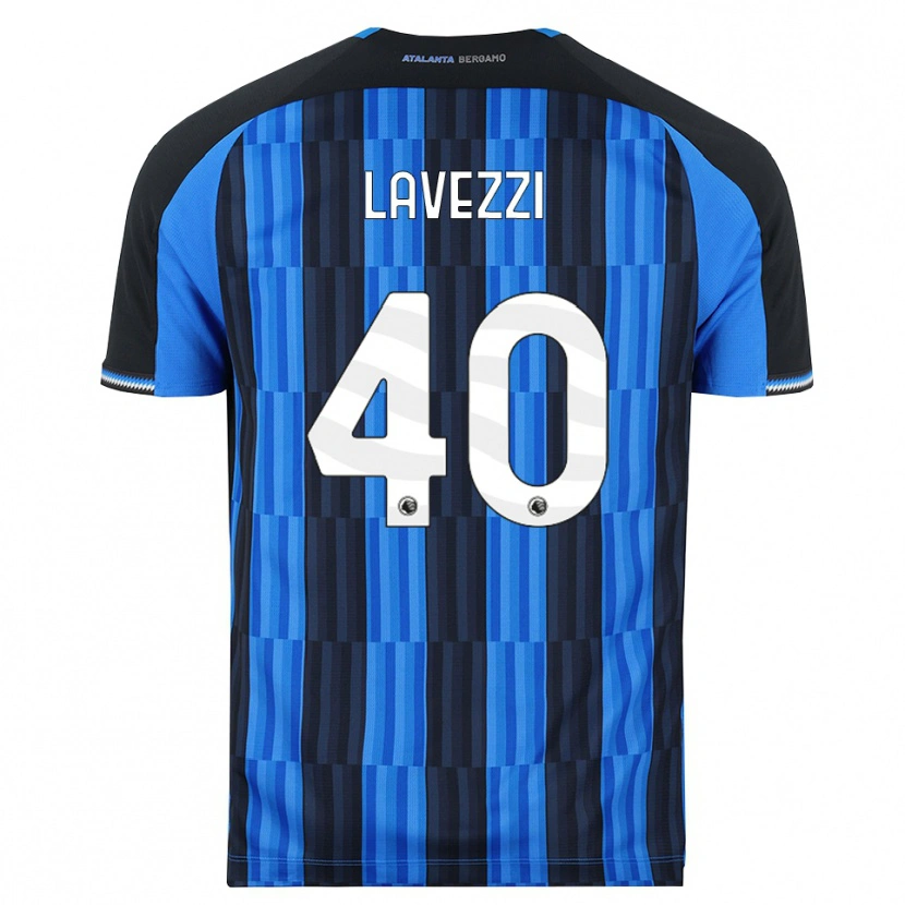 Danxen Barn Filippo Lavezzi #40 Blå Svart Röd Hemmatröja Matchtröjor 2026/27 Tröjor T-Tröja