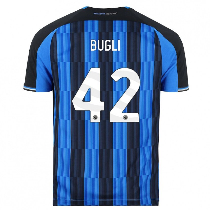 Danxen Barn Gabriel Bugli #42 Blå Svart Röd Hemmatröja Matchtröjor 2026/27 Tröjor T-Tröja