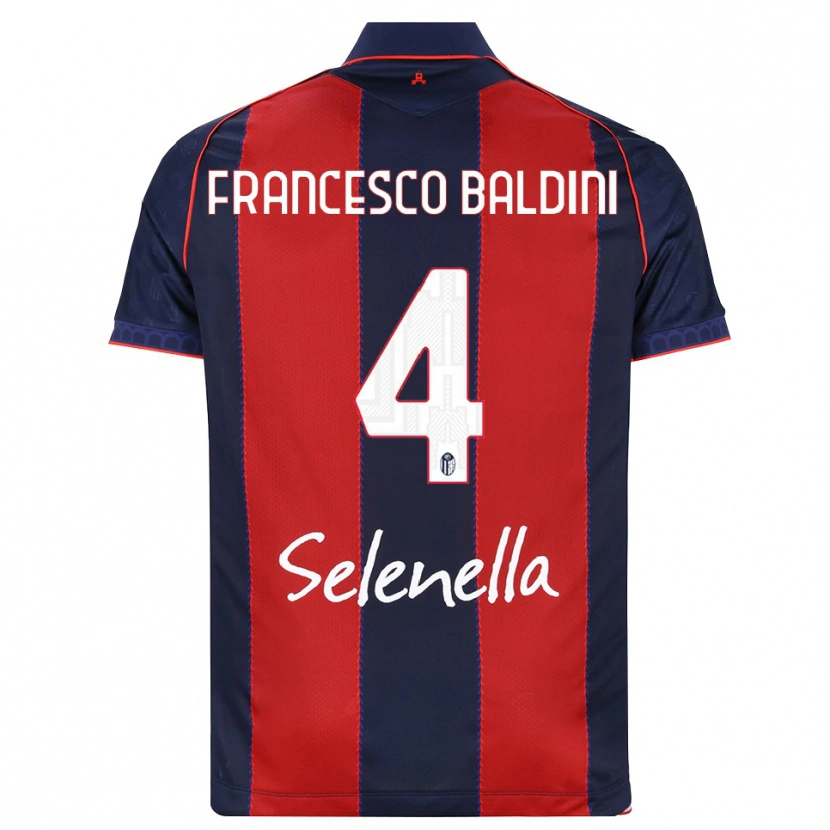 Danxen Barn Giovanni Francesco Baldini #4 Kunglig Blå Röd Vit Hemmatröja Matchtröjor 2026/27 Tröjor T-Tröja