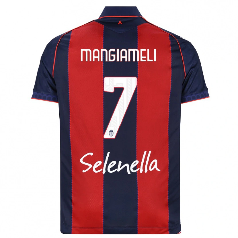 Danxen Barn Federico Mangiameli #7 Kunglig Blå Röd Vit Hemmatröja Matchtröjor 2026/27 Tröjor T-Tröja