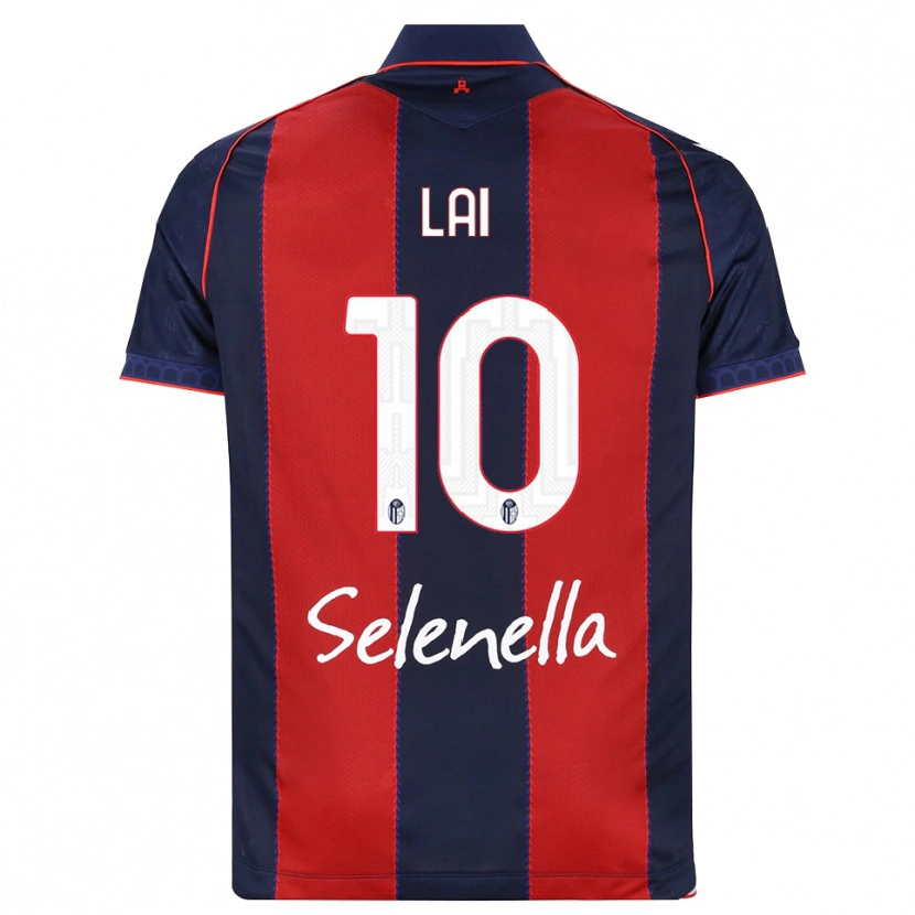 Danxen Barn Luca Lai #10 Kunglig Blå Röd Vit Hemmatröja Matchtröjor 2026/27 Tröjor T-Tröja
